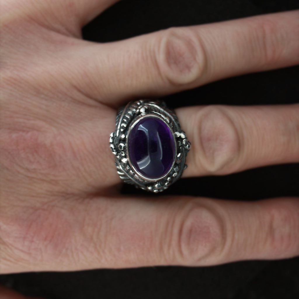 Dumbledore Ring Amethyst - H.P Curiouser Collective