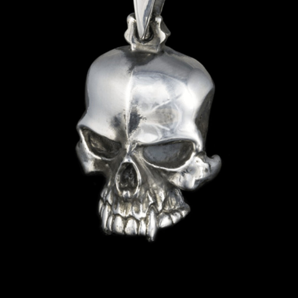Evil Skull Pendant - (Flat Back) Curiouser Collective