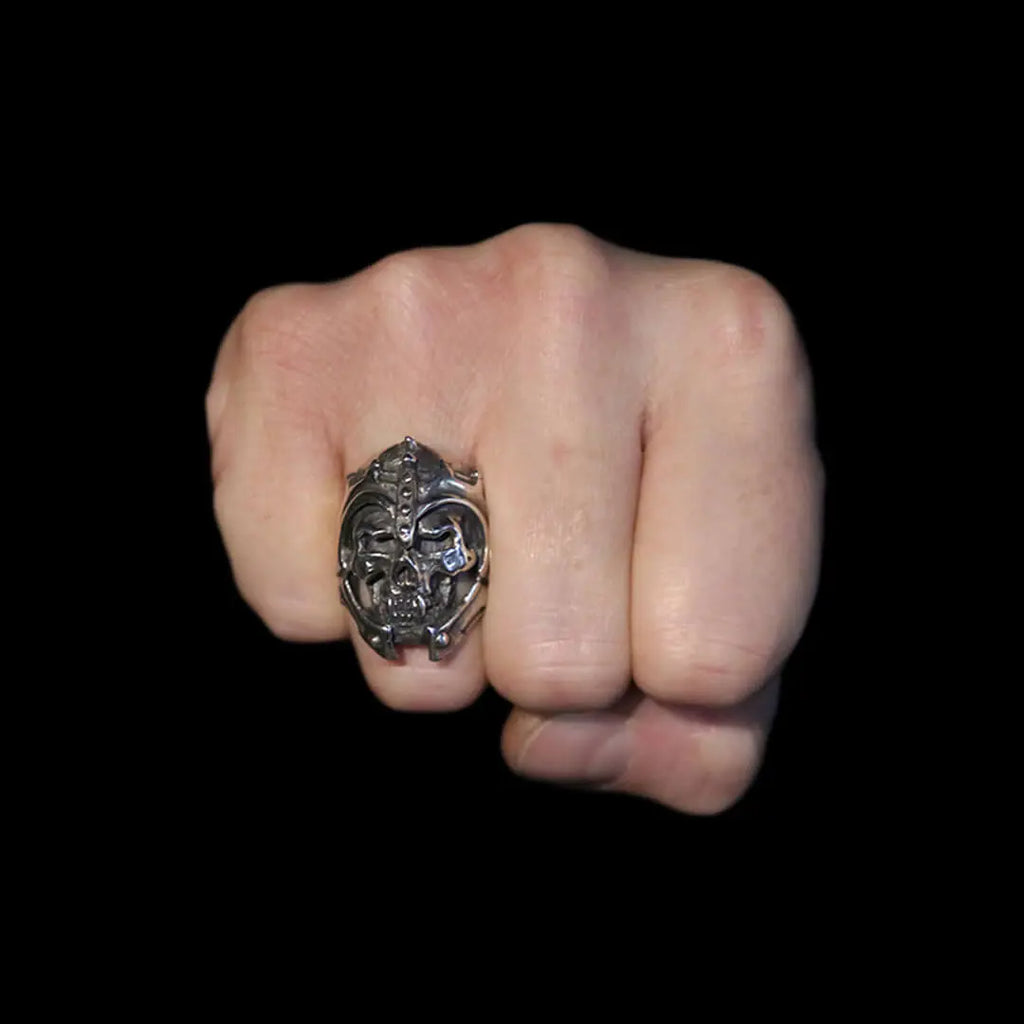 Medieval Skull Ring Curiouser Collective
