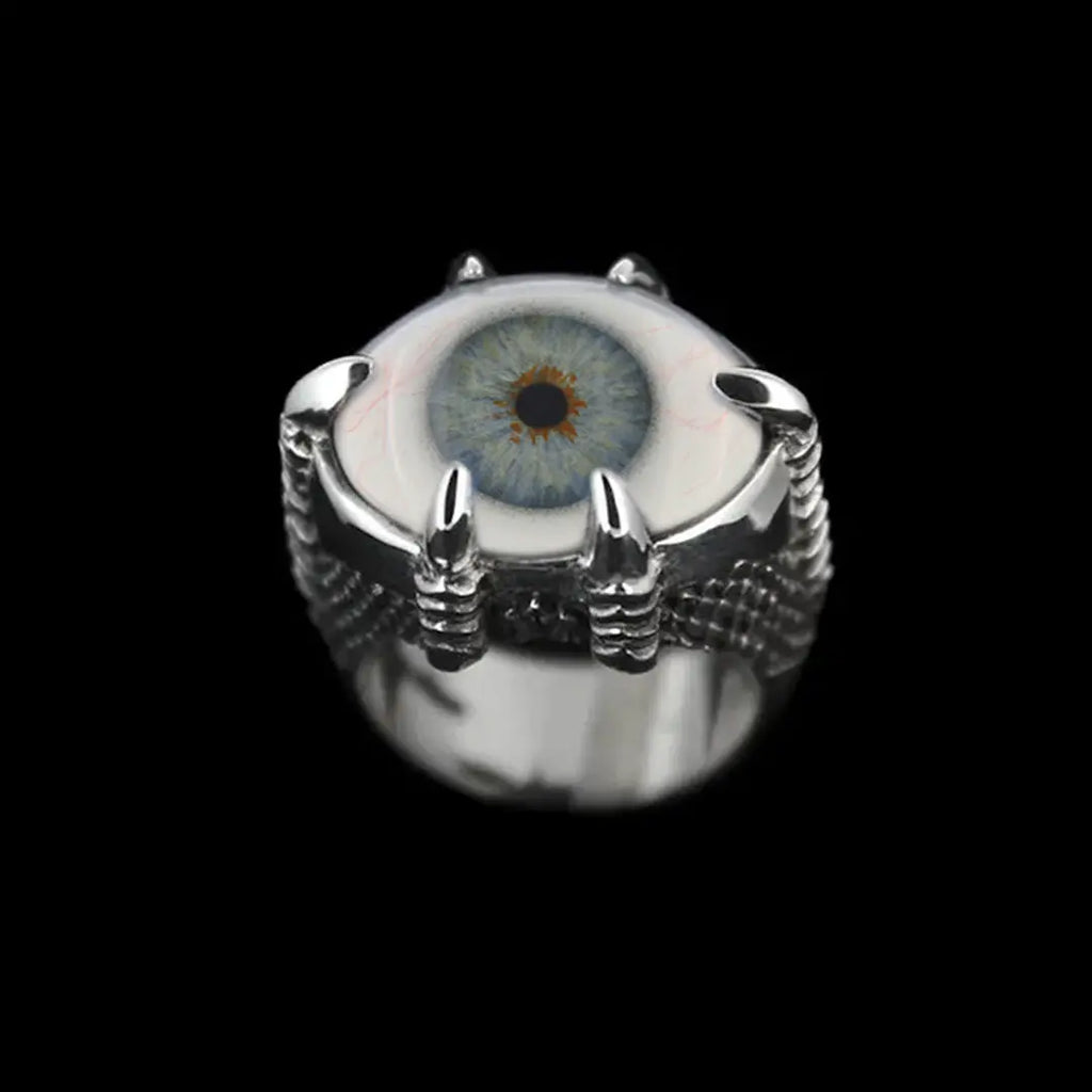 Monster Eye Ring Blue #13 Curiouser Collective