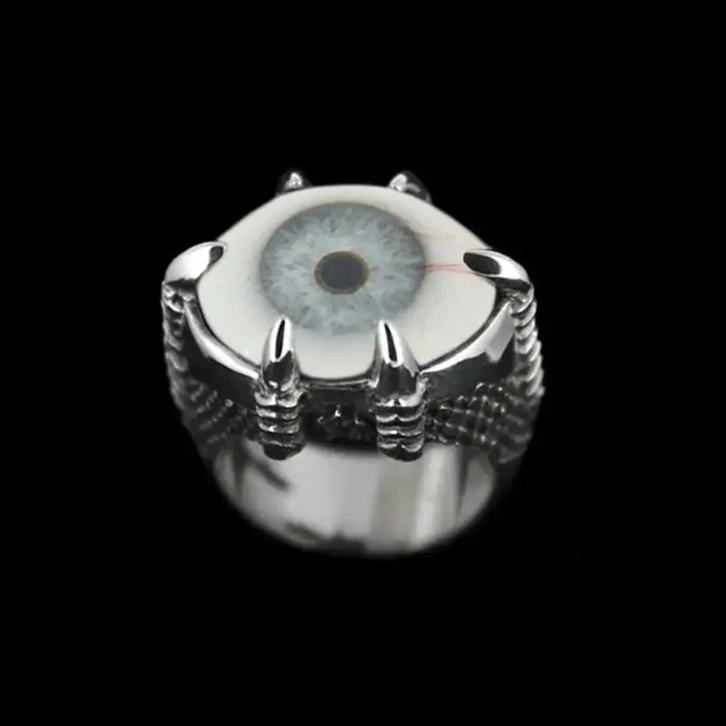 Monster Eye Ring Blue #2 Curiouser Collective