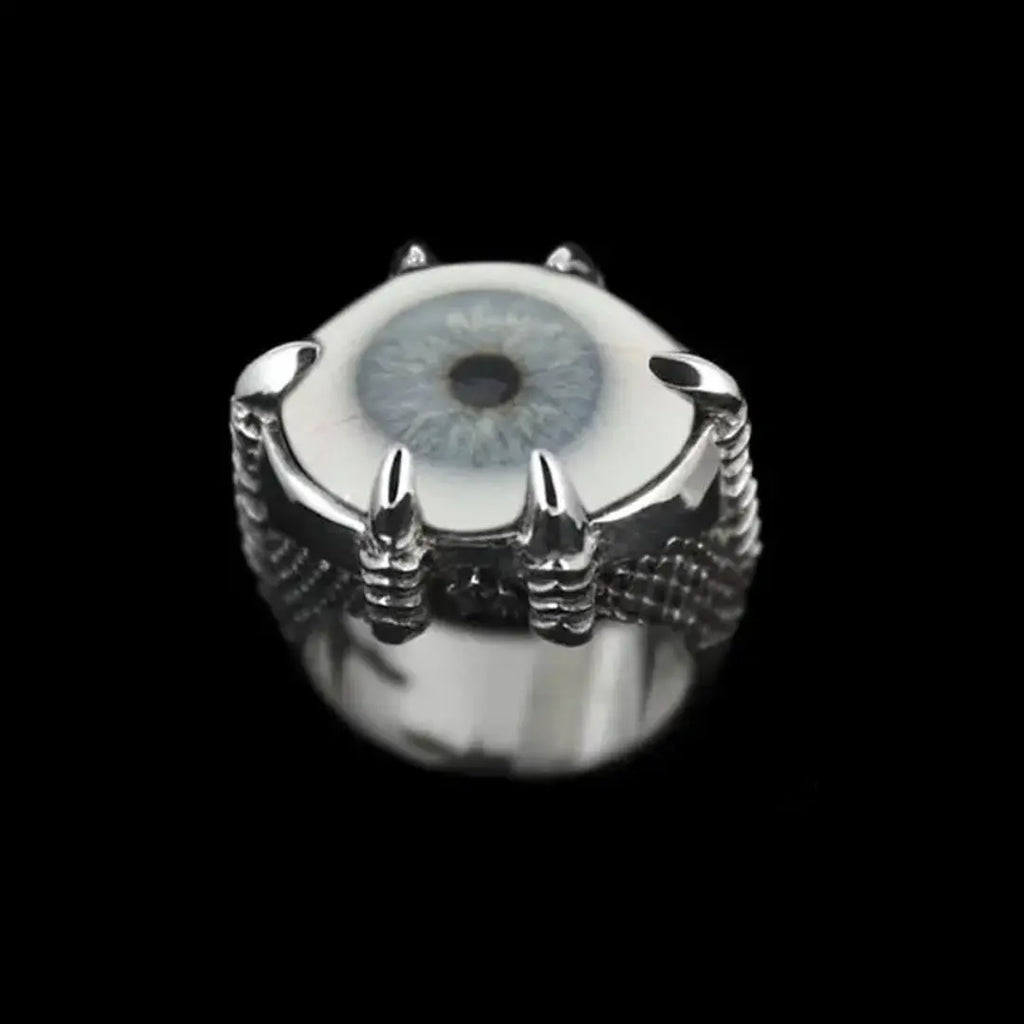 Monster Eye Ring Blue #4 Curiouser Collective
