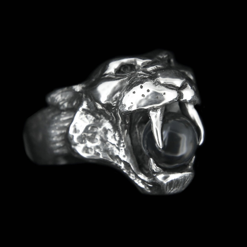 Saber Tooth Tiger Ring Curiouser Collective