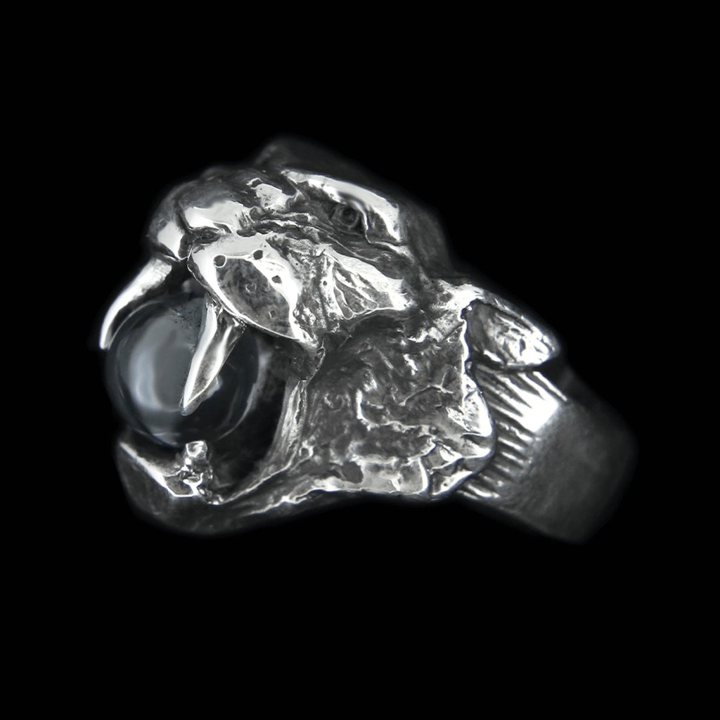 Saber Tooth Tiger Ring. Curiouser Collective