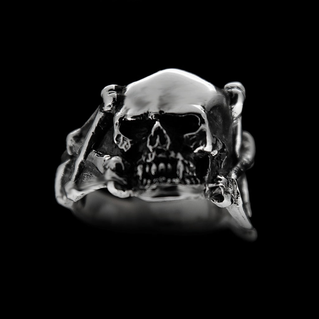 Skull & Cross Bone Ring... Curiouser Collective