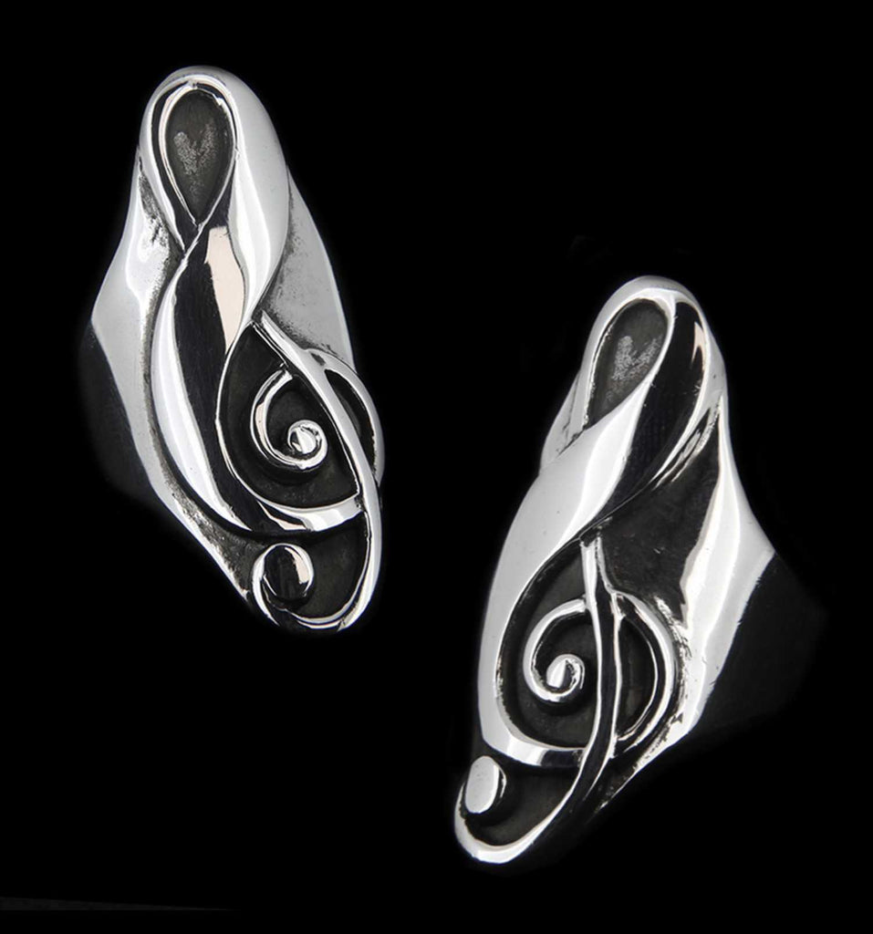 Treble Clef Ring Curiouser Collective